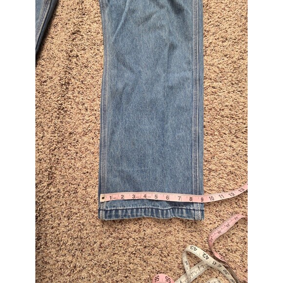 Vintg Big Smith Mens Denim Carpenter Bib Overalls Work Utility Overall 36"*32" - Picture 8 of 10